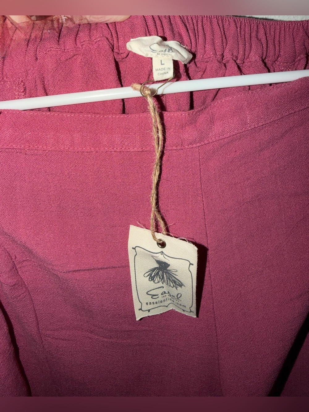 Easel Wide Leg Harem Genie Pants with Pockets - Large - NWT - Picture 12 of 12